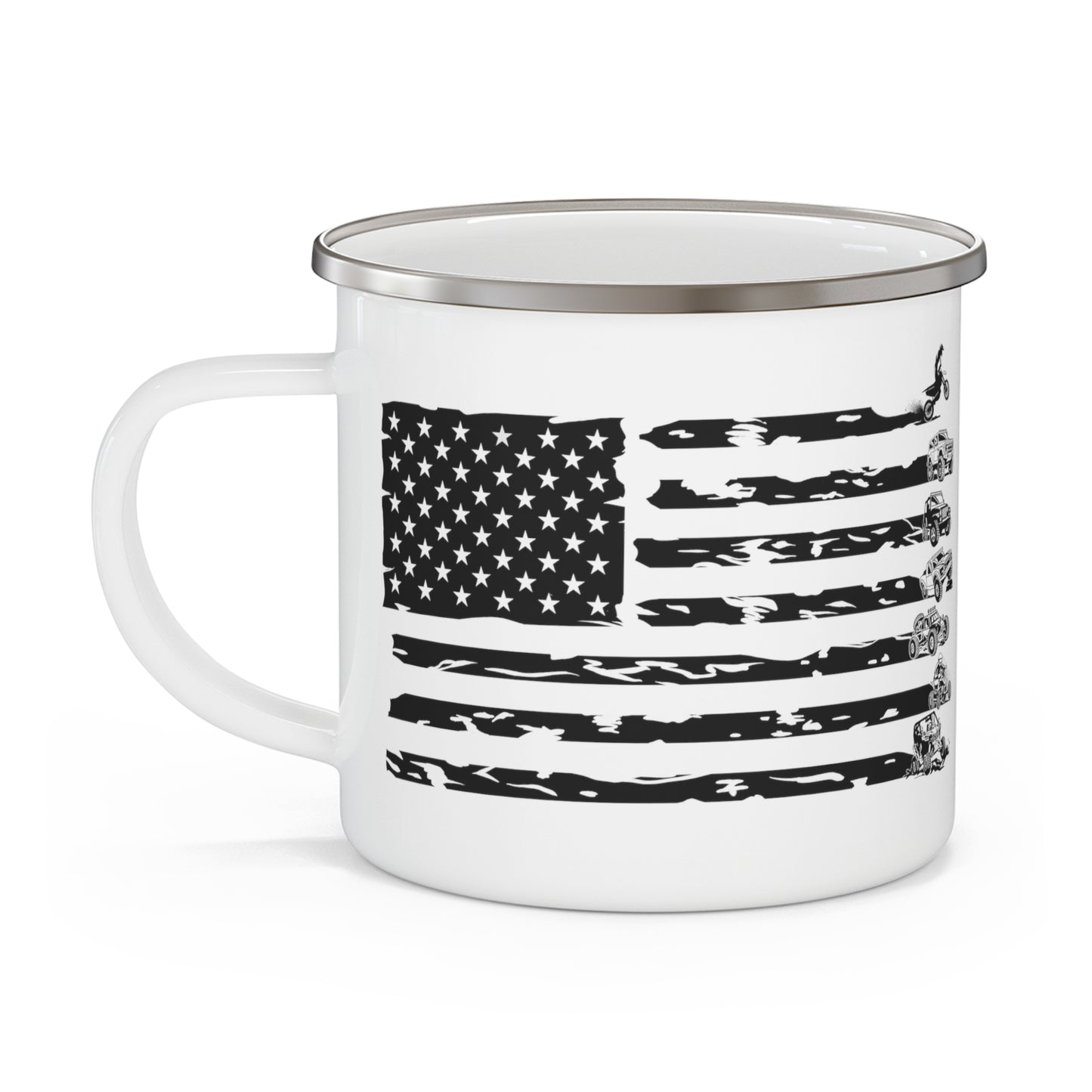 Whoop Flag Enamel Mug