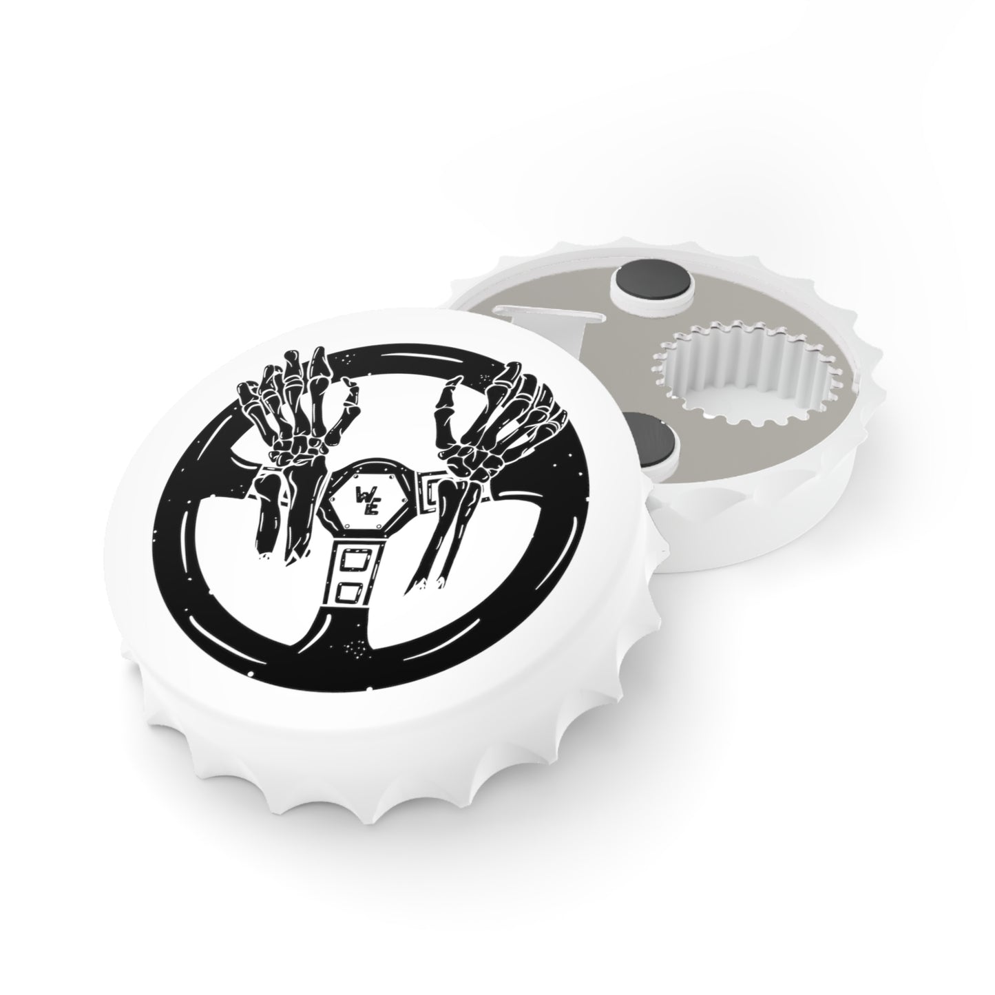 Black Classic Logo Bottle Opener
