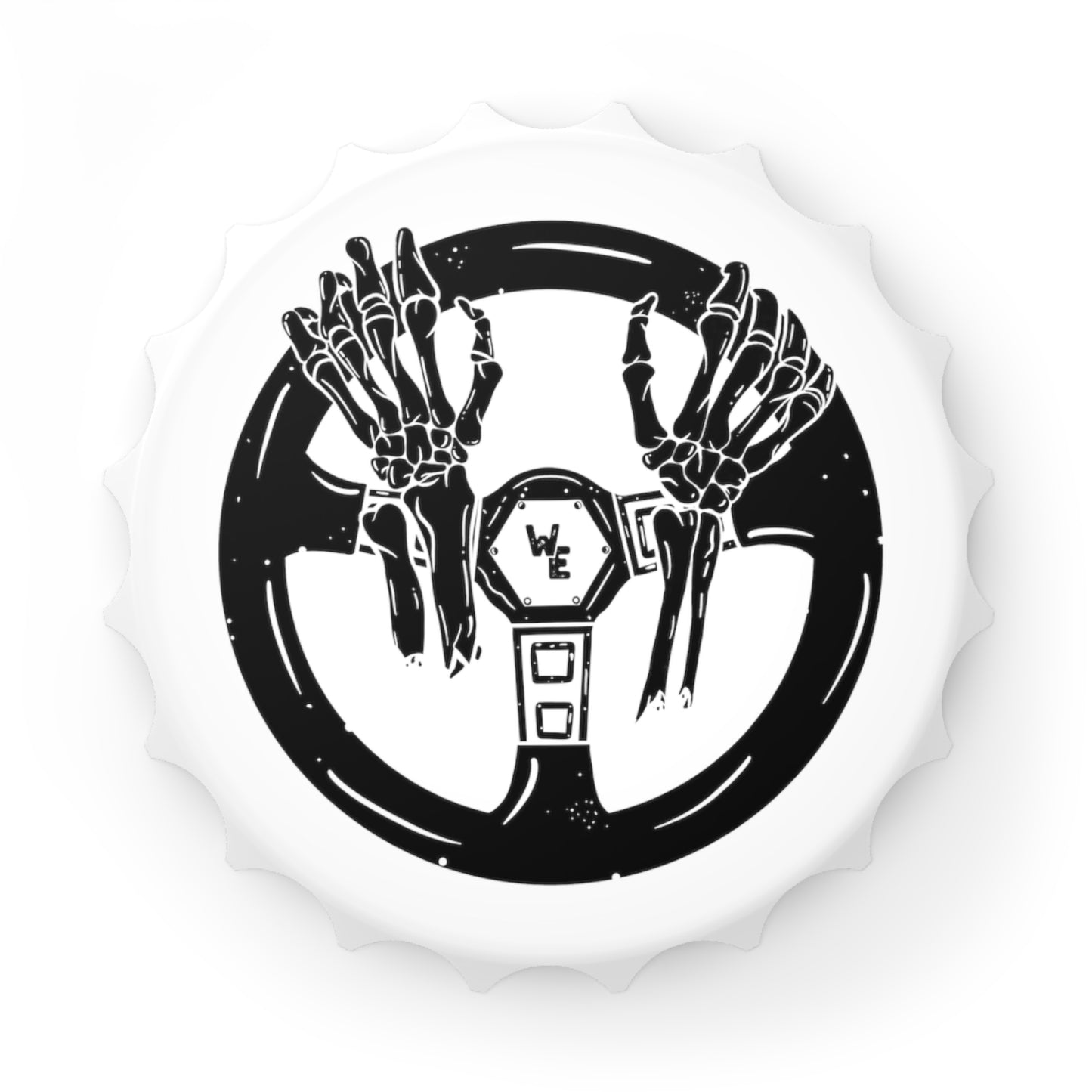 Black Classic Logo Bottle Opener