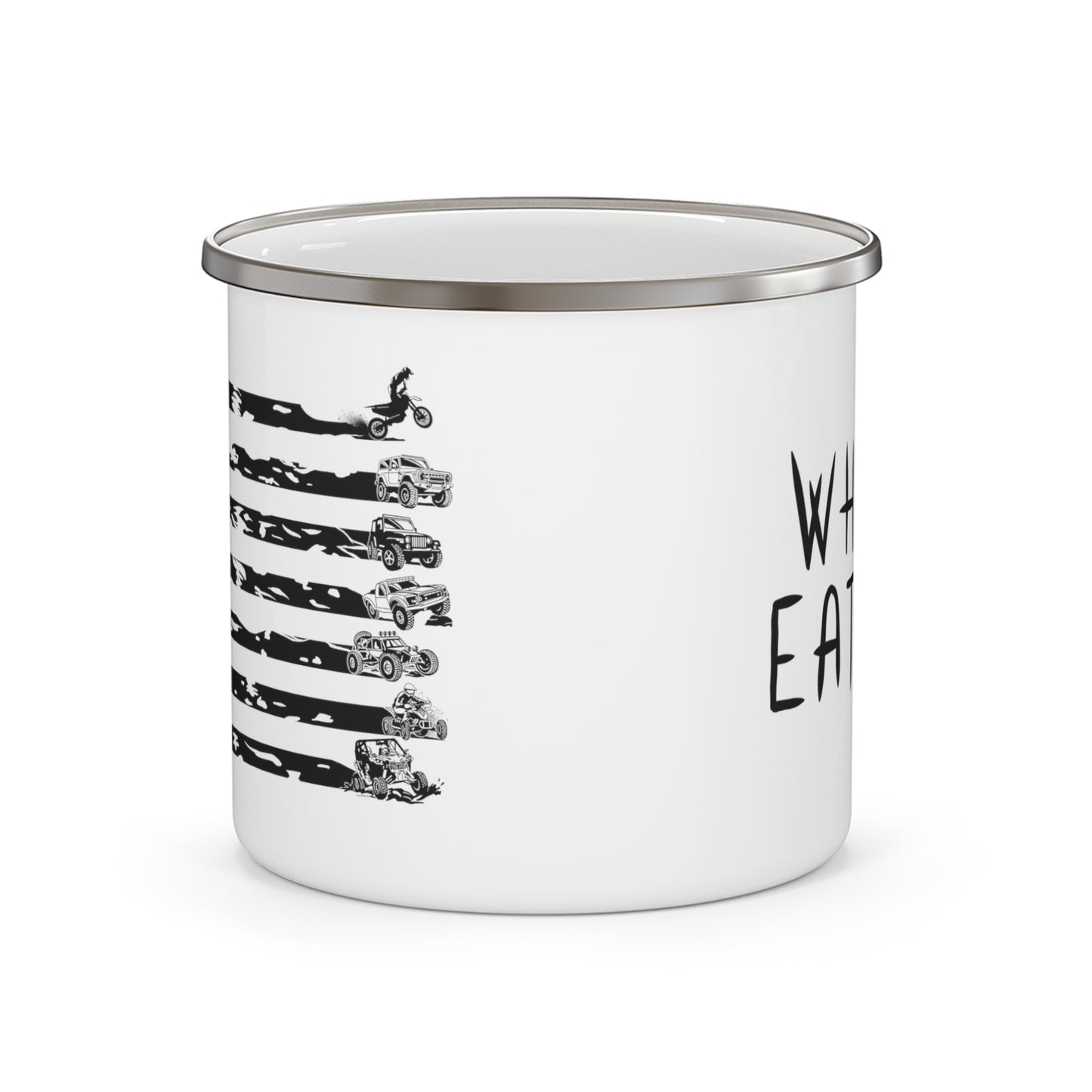 Whoop Flag Enamel Mug