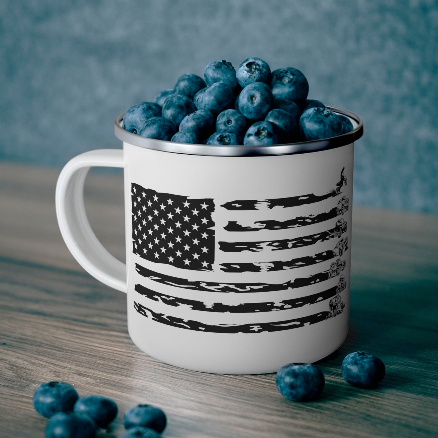 Whoop Flag Enamel Mug