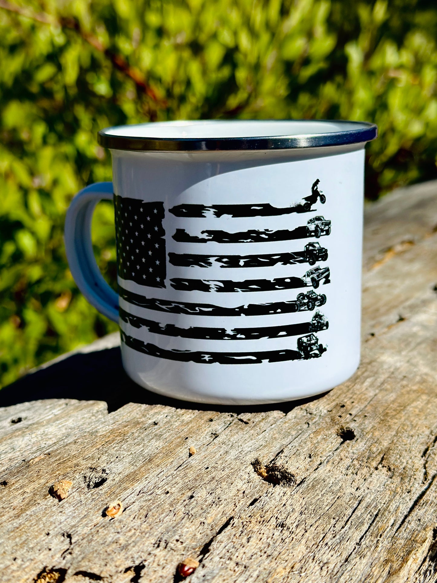 Whoop Flag Enamel Mug