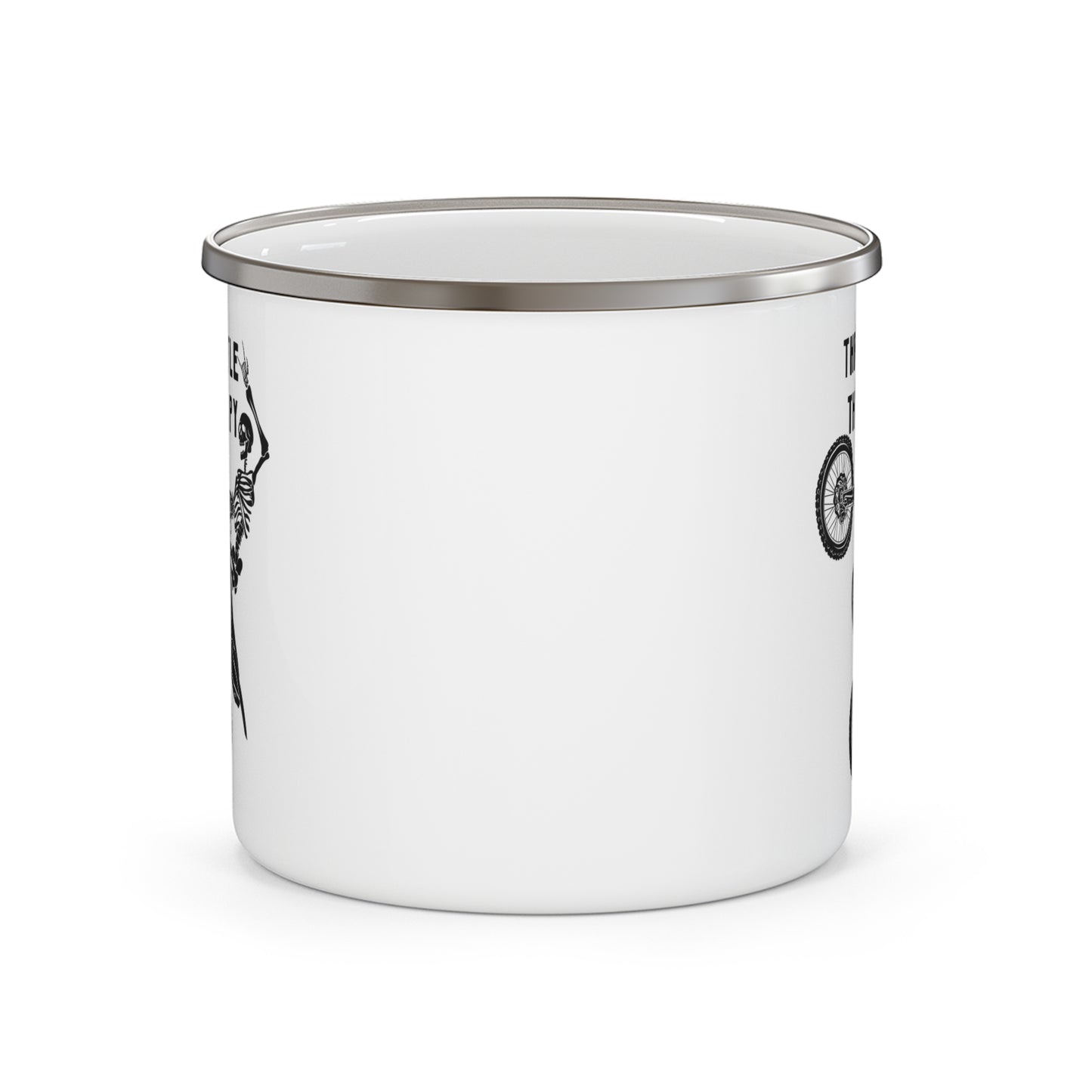 Throttle Therapy Enamel Mug