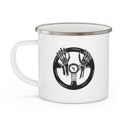 Whoop Eaters Logo Enamel Mug