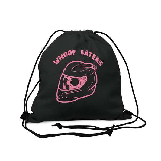 Pink Pumper Helmet Drawstring Backpack