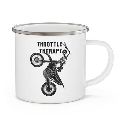 Throttle Therapy Enamel Mug