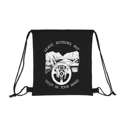 Leave Nothing Drawstring Backpack