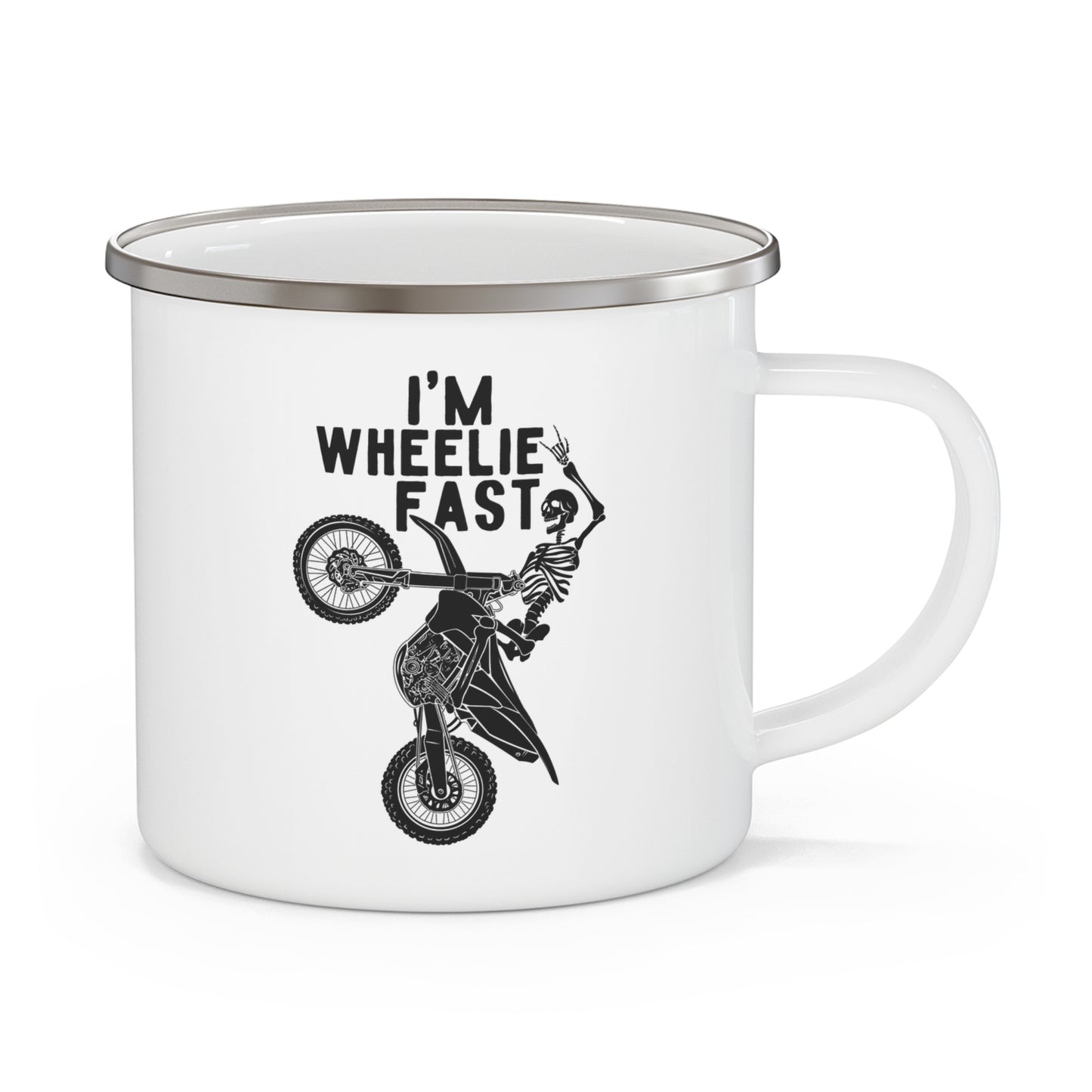 I’m Wheelie Fast Enamel Mug