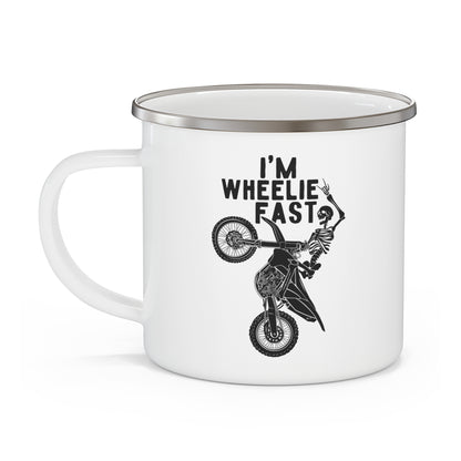 I’m Wheelie Fast Enamel Mug