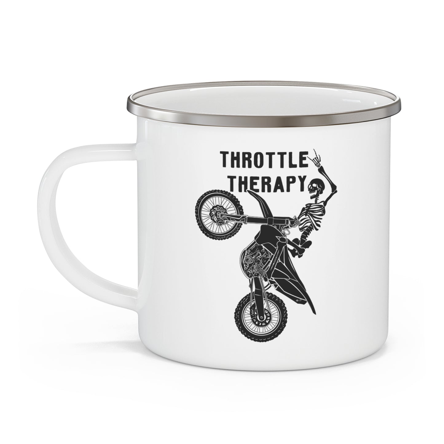 Throttle Therapy Enamel Mug